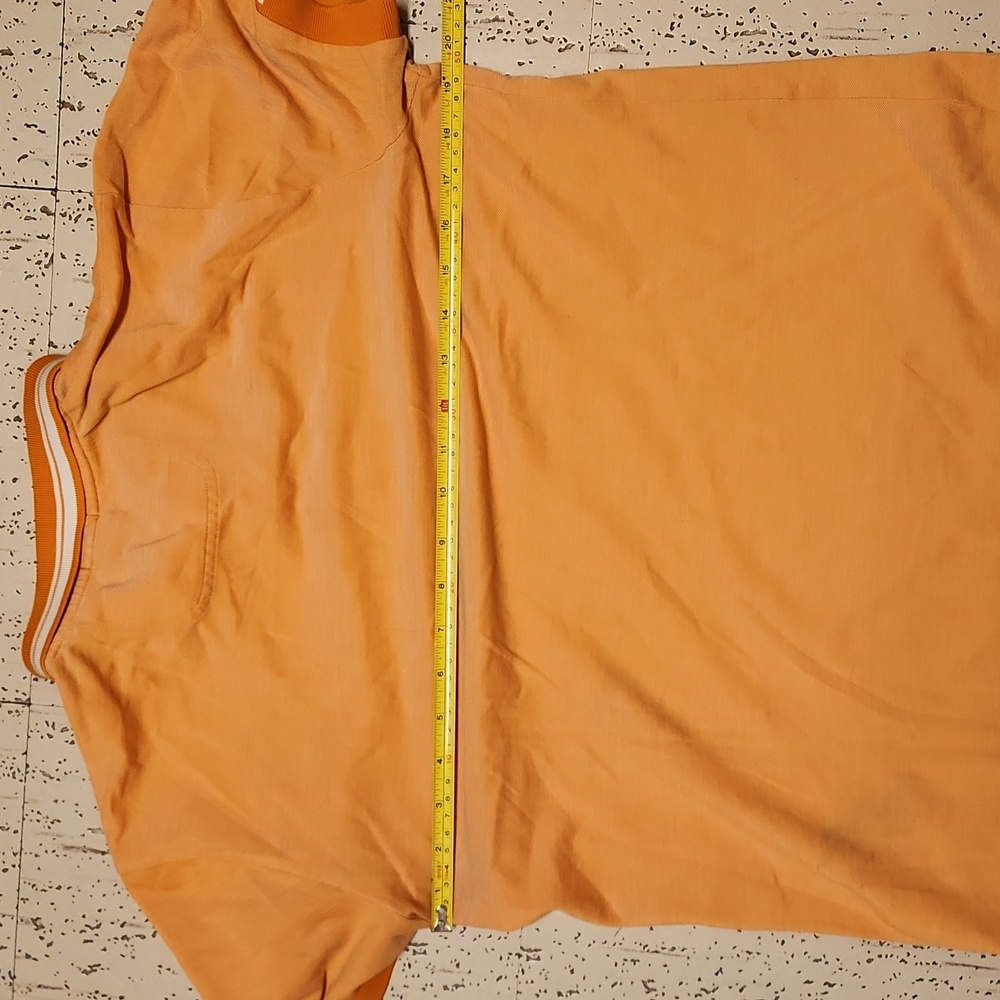 Hugo Boss Orange & White logo Tape Spellout Slim Fit Polo Shirt - Picture 11 of 12